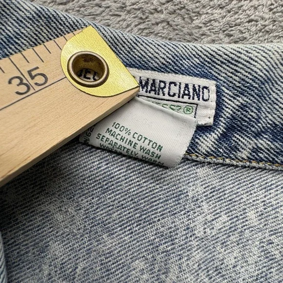 Vintage Georges Marciano Guess Jacket Mens‎ Medium Denim Acid Wash USA 80s Retro